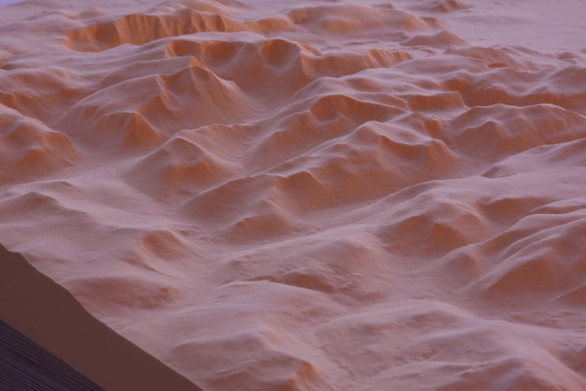 CairnGorm relief map, central southern